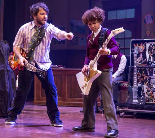 Alex Brightman as Dewey and Brandon as Zack in School of Rock
